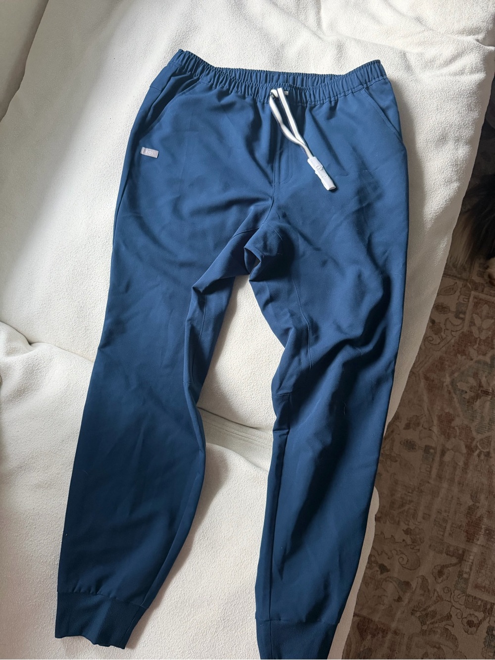 Figs Men's Deep Blue Drawstring Jogger Pants